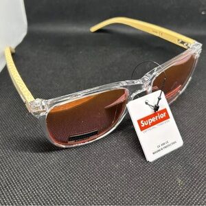 Superior Bamboo Unisex Wood Sunglasses Eco-Friendly Bamboo